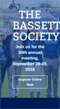 Mobile Screenshot of bassettsociety.org